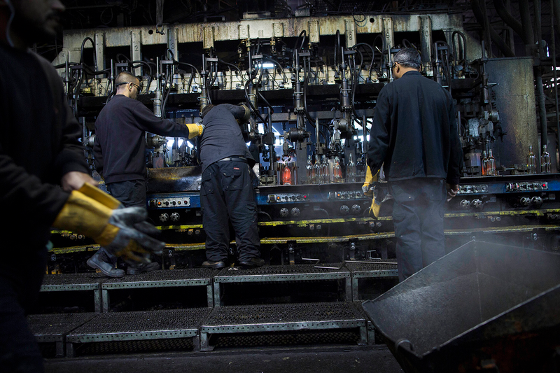 Here’s the production line.